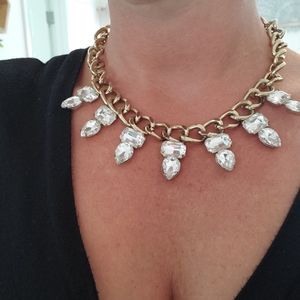 🌟Gold and diamond necklace (faux)